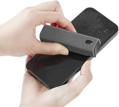 Touch screen cleaner with spray, 2-in-1 spray